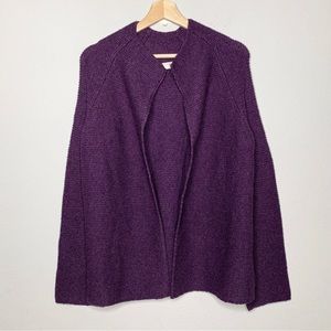 Purple Boden open knit cardigan, M
